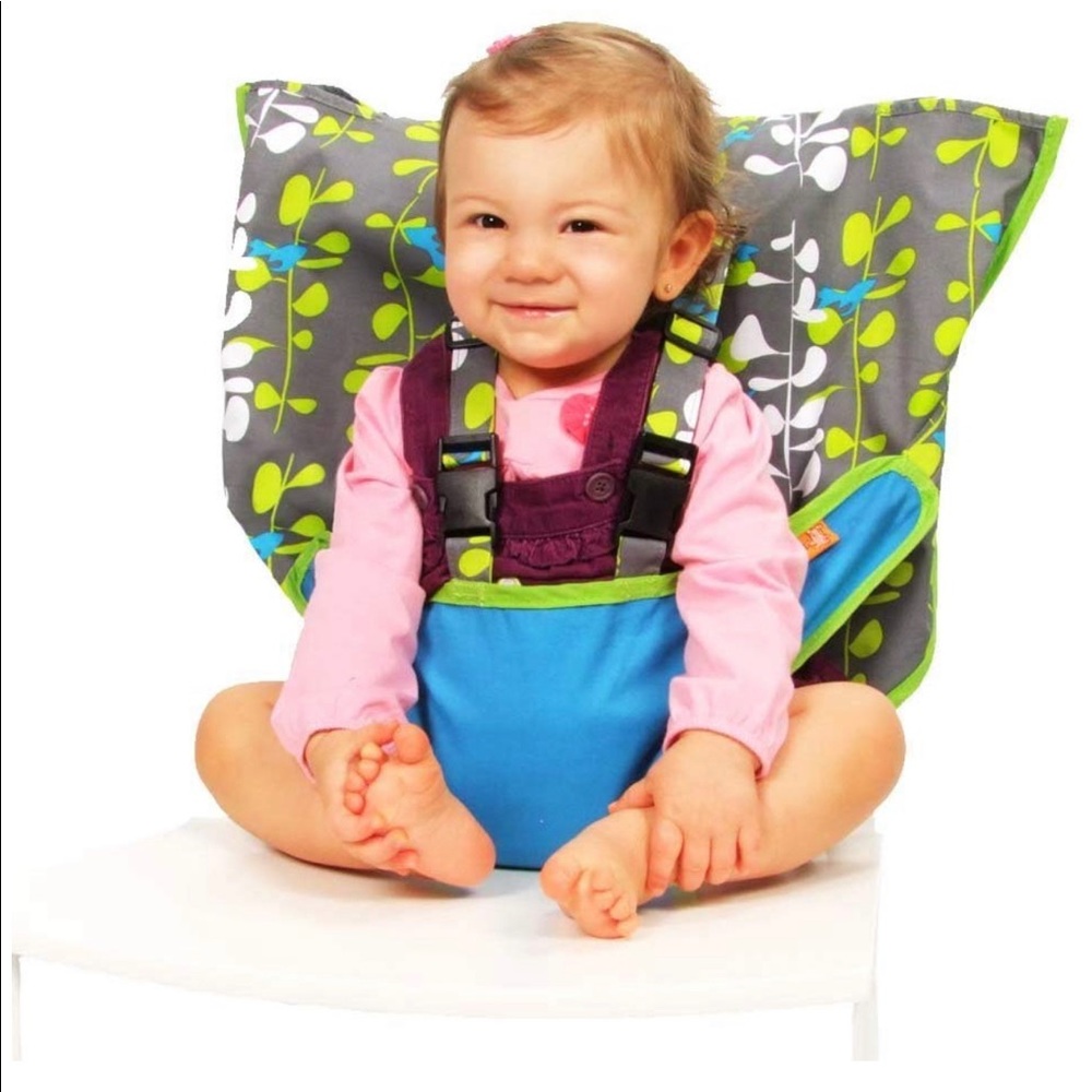 My Little Seat The Travel High Chair - Blue Fish